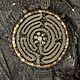 Pendant 'Labyrinth: the Path of light'. Pendants. binalap. My Livemaster. Фото №6