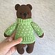 Knitted bear Gustav, knitted toy, teddy bear, Amigurumi dolls and toys, Rostov-on-Don,  Фото №1