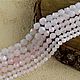 6-10 мм Кварц розовый крупная огранка. Бусины. Серебряная гора. Интернет-магазин Ярмарка Мастеров.  Фото №2