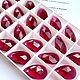 Заказать Подвески Swarovski 6106 Pear-Shaped Pendant, 22 мм. Ruby. Accessoria Фурнитура для бижутерии. Ярмарка Мастеров. . Кристаллы Фото №3