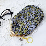 Mini Cosmetic Bag with zipper Sunflowers 2