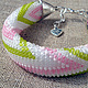 Beaded bracelet 'Refreshing cocktail' summer harness yourself or as a gift, Bead bracelet, Moscow,  Фото №1