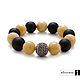 Renaissance bracelet in Baltic amber with silver charm, Bead bracelet, Moscow,  Фото №1