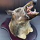 Order  Scarecrow - The head of a boar cleaver. Unique items made of wood, handmade. Livemaster. . Interior elements Фото №3
