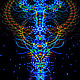 Светящееся трансцендентное полотно «Trishula». Гобелен. Fractalika. Ярмарка Мастеров.  Фото №4