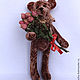 El oso de peluche Aterciopelado corazón. Stuffed Toys. VesNa-tasha. Ярмарка Мастеров.  Фото №4