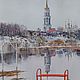 Акварель  Весенняя вода!. Картины. Маришкины картинки. Ярмарка Мастеров.  Фото №4