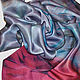 Шелковый шарф "На праздник" ручная роспись батик в наличии, Шарфы, Санкт-Петербург,  Фото №1