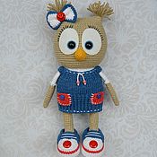Куклы и игрушки handmade. Livemaster - original item Molly the owl-toy, crocheted. Handmade.