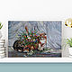 Котята на окне, картина масло на холсте 40х60 см, Картины, Волгоград,  Фото №1