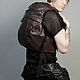 Backpack buffalo leather chocolate. Backpacks. Lollypie - Modiste Cat. Online shopping on My Livemaster.  Фото №2