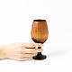 Order Wooden glass (wine glass) for wine from Siberian Cedar G9. ART OF SIBERIA. Livemaster. . Wine Glasses Фото №3