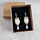 Pink earrings with pearls in silver, long earrings with rose quartz. Earrings. Nibelung Design Beadwork. My Livemaster. Фото №4