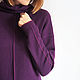 Cashmere Plum sweater. Sweaters. Knitting. Online shopping on My Livemaster.  Фото №2