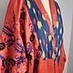 Uzbek robe made of suzane and ikat. Boho coat, caftan. S007. Robes. businka34. My Livemaster. Фото №4