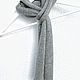 Кашемировый шарфик серо-зеленый. Шарфы. ramremik-knitting-cashmere. Ярмарка Мастеров.  Фото №5