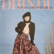 Материалы для творчества handmade. Livemaster - original item Fashion magazine from Austria-Traditional Fashion-Winter`’85. Handmade.
