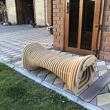 Дача и сад ручной работы. Ярмарка Мастеров - ручная работа Скамейки для сада: Параметрическая лавка. Handmade.