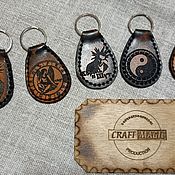 Сумки и аксессуары handmade. Livemaster - original item Leather key rings in the assortment.. Handmade.