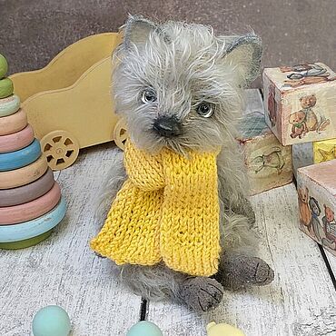 Куклы и игрушки ручной работы. Ярмарка Мастеров - ручная работа Щенок тедди. Handmade.