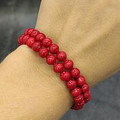 Украшения handmade. Livemaster - original item Natural Red Coral Bracelet. Handmade.
