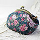 Cosmetic Bag with Clasp, Tea Roses. Beauticians. Vash sacvoyage. Online shopping on My Livemaster.  Фото №2