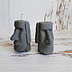 Candle: Easter Island dude, statue. Candles. Exclusive decor. Online shopping on My Livemaster.  Фото №2