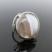 Хромдиопсид натуральный в серебре кольцо (760)