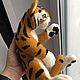 felt toy: Tiger. symbol of the year. Felted Toy. colorlight (colorlight). My Livemaster. Фото №4