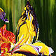  Oil painting of iris. Pictures. Zabaikalie. My Livemaster. Фото №6