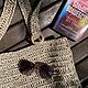 Сумка из крученной рафии бежевая. Пляжная сумка. J July вязаные сумки ручной работы. Ярмарка Мастеров.  Фото №5