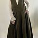 Сарафан на заказ из вельвета с карманами. Сарафаны. SVЭRO dress. Ярмарка Мастеров.  Фото №8