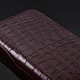 Клатч из кожи крокодила, внутренее наполнение - кожа крокодила. Клатчи. CrocShop товары из экзотической кожи. Ярмарка Мастеров.  Фото №9