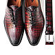 Oxfords and belt, genuine crocodile leather, gift set!. Oxfords. SHOES&BAGS. My Livemaster. Фото №5