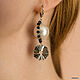 Order Asymmetric earrings 'Magpie'. Coffeelena. Livemaster. . Earrings Фото №3