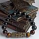 Заказать Браслет-оберег с бусиной Дзи 9 глаз. Anna M Jewelry. Ярмарка Мастеров. . Браслет из бусин Фото №3