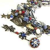 Украшения handmade. Livemaster - original item Handmade necklace made of natural stones in marine style Sea Voyage. Handmade.