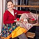 Апельсиновое суфле .двухсторонняя очень пышная юбочка, Юбки, Санкт-Петербург,  Фото №1