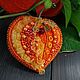 brooch 'Physalis'. Brooches. Handmade gifts (fantasy-flower). Online shopping on My Livemaster.  Фото №2