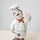 Porcelain cook figurine. Figurines. Porcelain story. Online shopping on My Livemaster.  Фото №2