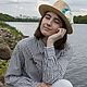 Федора "Зов моря". Шляпы. NovozhilovaHats. Ярмарка Мастеров.  Фото №5