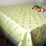 Для дома и интерьера handmade. Livemaster - original item TABLECLOTHS: Tablecloth Olive. Handmade.