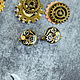 Order Cufflinks with gears. Cufflinks in the steampunk style. OrlovaResinJewelry. Livemaster. . Cuff Links Фото №3