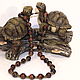 Order Beads from natural stones - tiger's eye. Magic box. Livemaster. . Necklace Фото №3
