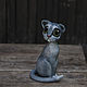 CAT, papier-mache handmade figurine. Figurines. Revkova Tatyana figurki, dekor (figurki-sculpt). Ярмарка Мастеров.  Фото №5