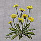 Embroidered stitch pattern 'Yellow dandelions'. Pictures. Irina  Art embroidery. My Livemaster. Фото №6