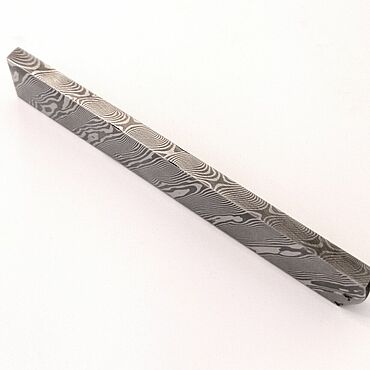 Материалы для творчества ручной работы. Ярмарка Мастеров - ручная работа Брусок из нержавеющего дамаска для больстеров "Крученый". Handmade.