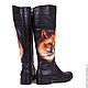 Womens boots 'Fox'. High Boots. Pelle Volare. My Livemaster. Фото №5