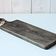 Order Cutting Board 'Straight, long', black. derevyannaya-masterskaya-yasen (yasen-wood). Livemaster. . Cutting Boards Фото №3
