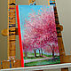 Order Painting 'Spring bloom' oil on canvas 20h30 cm. vestnikova. Livemaster. . Pictures Фото №3
